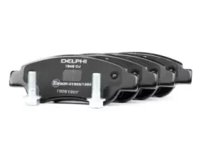 Image of DELPHI Brake pad set PEUGEOT,TOYOTA,CITROEN LP1949 1611456980,1613819980,1617264880 425327,425328,425474,435326,E172283,1611456980,1613819980,425327