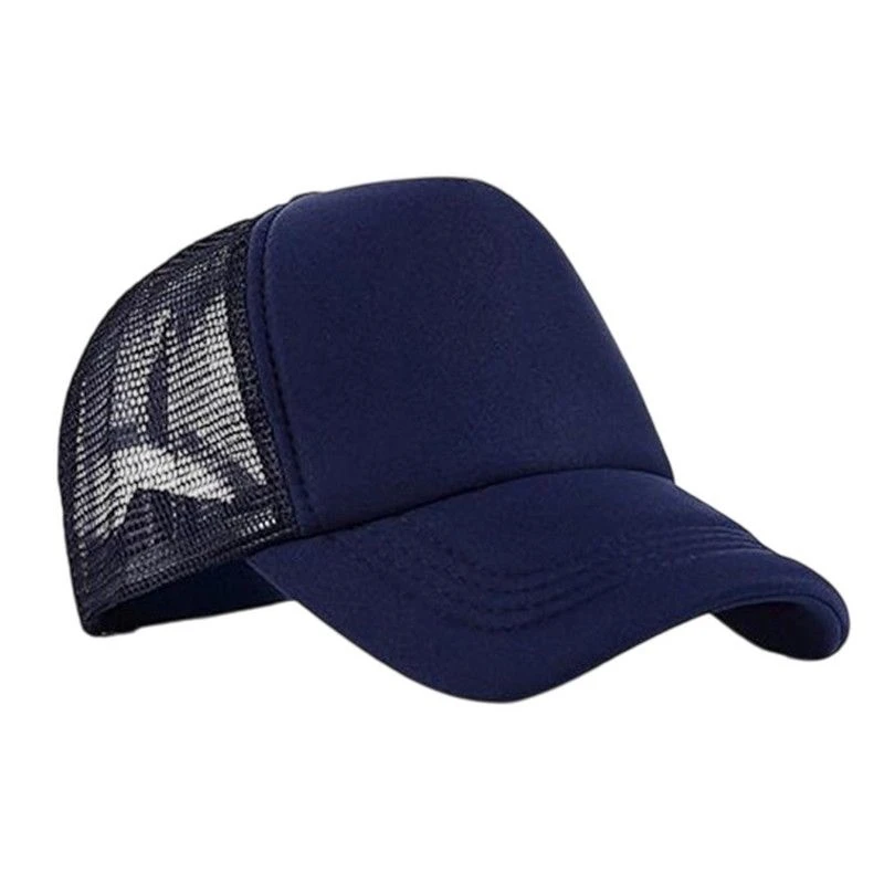 Image of Result Result Men Core Detroit 1 2 Mesh Truckers Cap in Mid Navy Mid Navy One Size Male 5063693910143