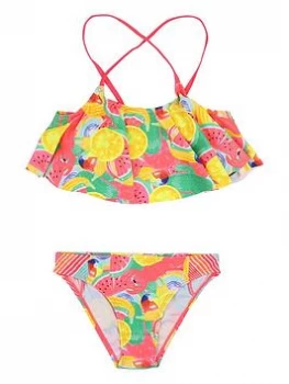 Image of Billieblush Girls Printed Bikini - Multi, Size Age: 6 Years, Women