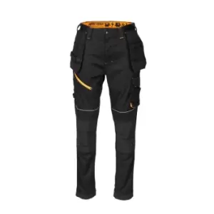 Image of Holster Workwear Black Trouser - Size 30R