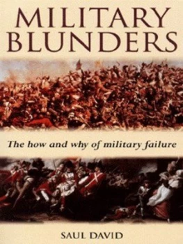 Image of Military Blunders by Saul David Book