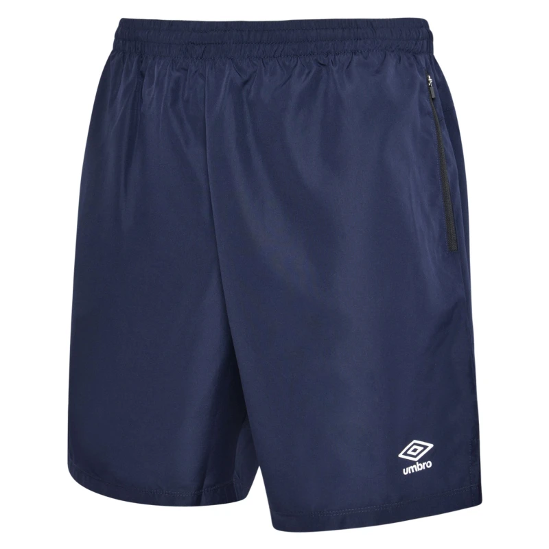Image of Umbro Club Essential Training Shorts in Dark Navy Size: 11-12 Years Dark Navy Unisex 11-12 Years