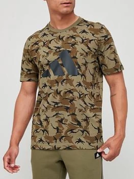 Image of adidas Future Icon T-Shirt - Camo, Size S, Men