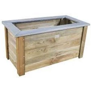 Image of Forest Garden Wooden Cambridge Planter 1m x 50cm Softwood