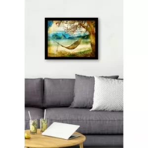 Image of SC1106 Multicolor Decorative Framed MDF Painting