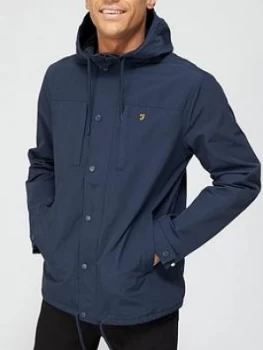 Image of Farah Maguire Fleece Lined Jacket - Navy