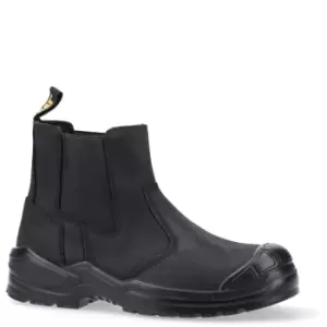 Image of Caterpillar Unisex Adult Striver Dealer Leather Safety Boots (3 UK) (Black)