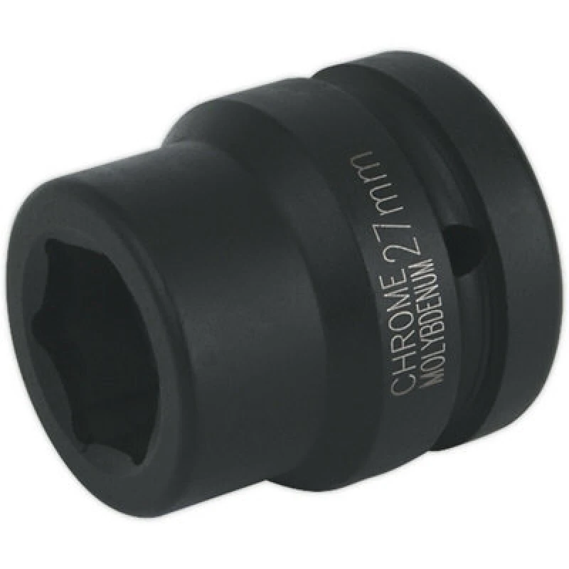 Image of Loops 27mm Forged Impact Socket - 1" Sq Drive - Chromoly Impact Wrench Socket Multi