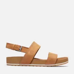 Image of Timberland Malibu Waves Backstrap Sandal For Her In Light Brown, Size 7