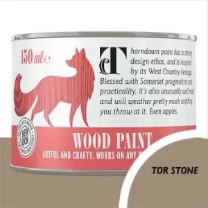 Image of Thorndown Tor Stone Satin Interior and Exterior Wood Paint 150ml
