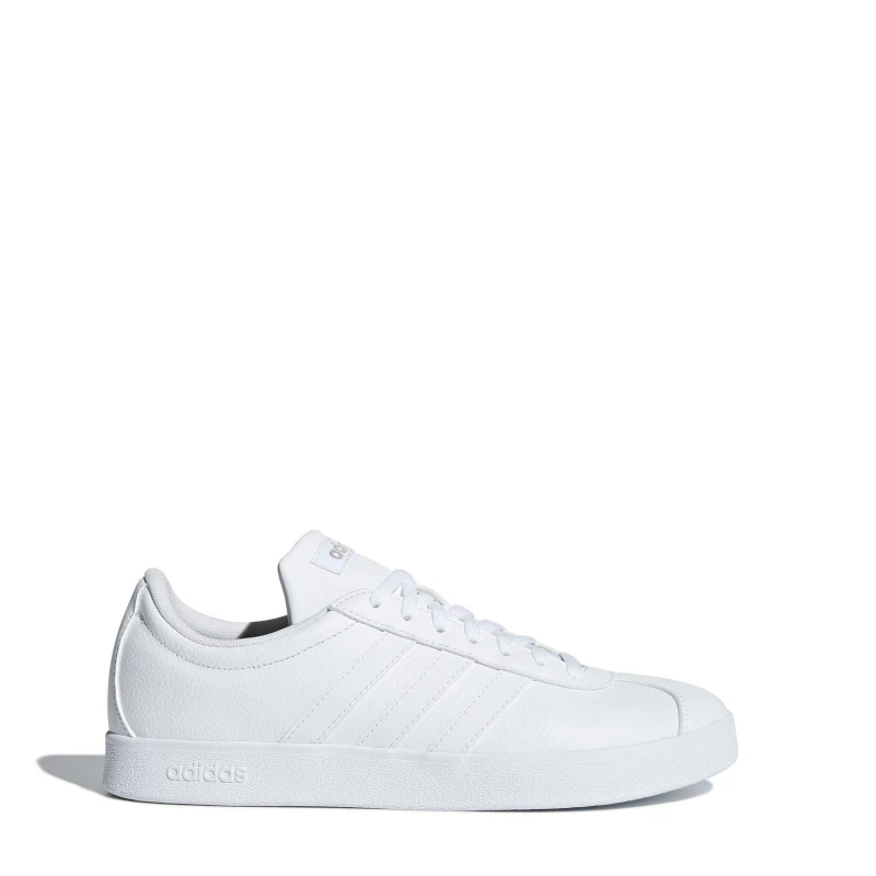 Image of adidas VL Court 2.0 Womens Trainers - White White 4