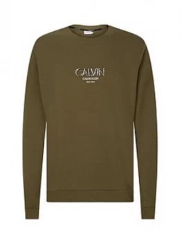 Image of Calvin Klein Calvin Small Logo Sweatshirt