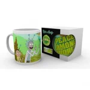 Image of Rick and Morty Peace Mug