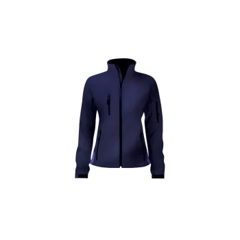 Image of Executive Womens Large Navy Soft Shell Jacket - Tuffsafe