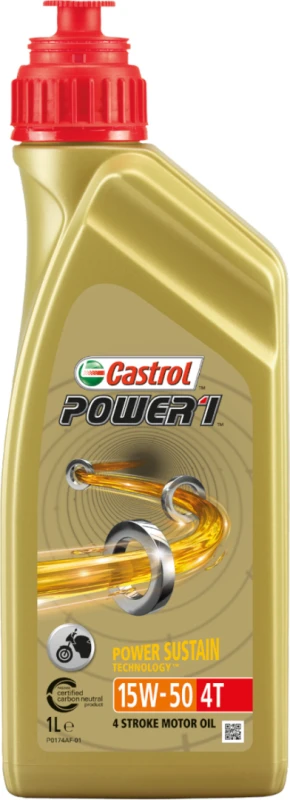 Image of Castrol Power 1 4T 15W-50 1l Engine oil 15F587 Engine Oil (1862)