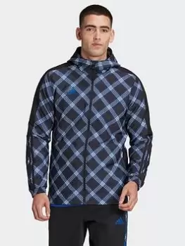 Image of adidas Tiro Winterized Windbreaker, Black, Size 2XL, Men