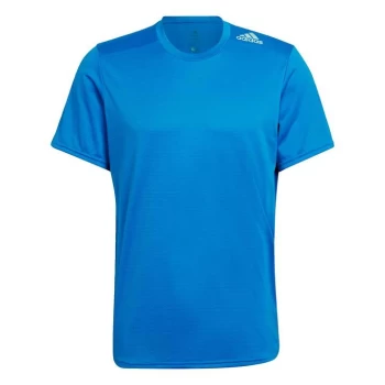 Image of adidas Designed 4 Running T-Shirt Mens - Blue Rush