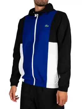 Image of Sport Colour-block Light Zippered Jacket