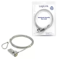 Image of LogiLink Notebook Security Lock w/ Combination cable lock 1.5 m