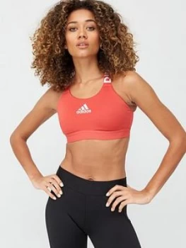 Image of Adidas Drst Brnd Bra - Red
