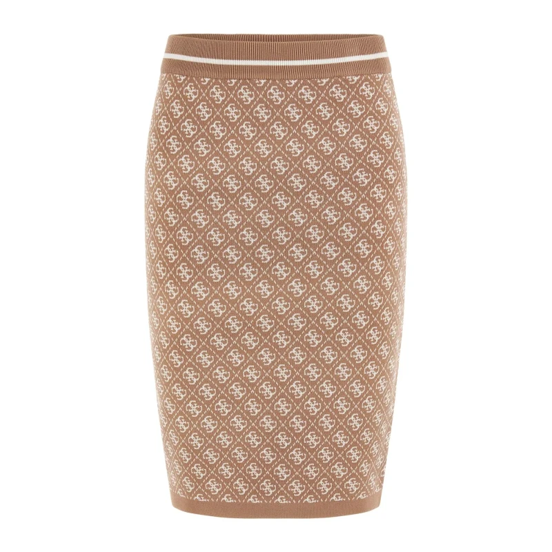 Image of Guess Womens skirt Guess Lise 4G Beige Female S