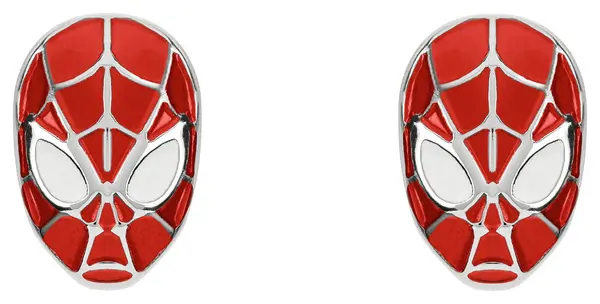 Image of Disney Marvel Stainless Steel Spiderman Stud Earrings