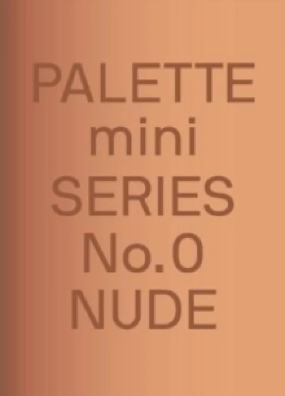 Image of Palette Mini Series 00: Nude : New skin tone graphics Paperback / softback