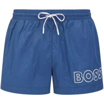 Image of Boss Moon Eye Swim Shorts - Blue