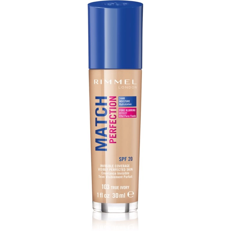 Image of Rimmel Match Perfection Foundation True Ivory Nude