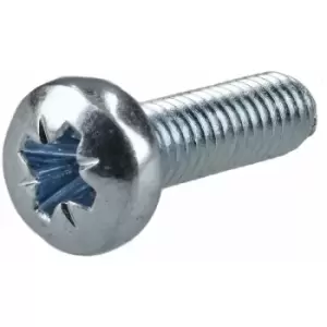 Image of R-tech - 337035 Pozi Pan Head Machine Screws bzp M3 10mm - Pack Of 100