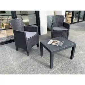 Image of Outdoor Living Folia Bistro Set 3 piece garden set