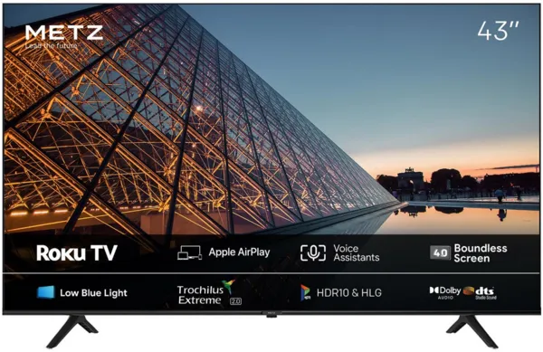 Image of Metz 43" 43MRD6000YUK Smart 4K Ultra HD LED TV