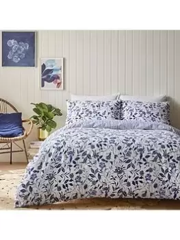 Image of Bianca Cottonsoft Bianca Fine Linens Brianna Floral Egyptian Cotton Duvet Set