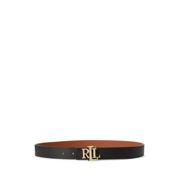 Image of Lauren by Ralph Lauren Reversible Belt - Black/Tan