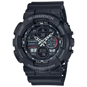 Image of Casio G-SHOCK Boombox-Inspired Analog-Digital Watch GA-140-1A1 - Black
