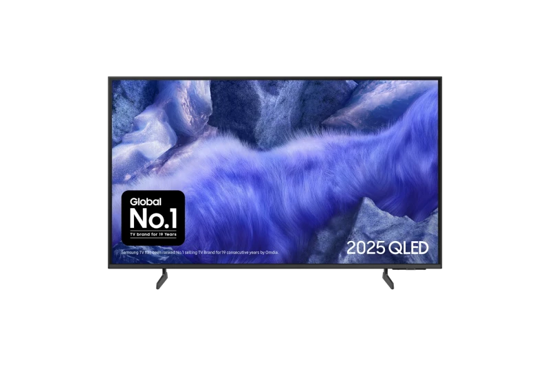 Image of "Samsung 55" QLED QEF1 4K Vision AI Smart TV (2025) Titanium Gray" QE55QEF1AUXXU Titanium Gray