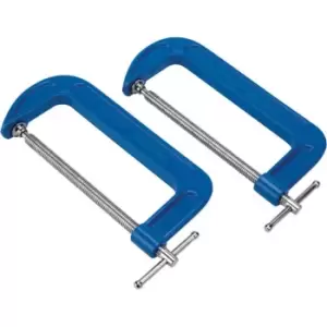 Image of Draper G Clamp Pack of 2 200mm 85mm