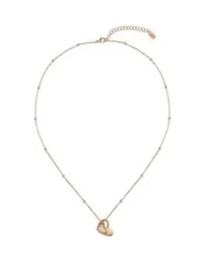 Image of BOSS Soulmate Heart Necklace, Gold, Women