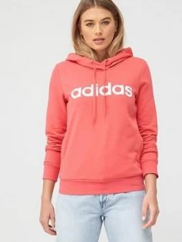 Image of Adidas Essentials Linear Hoodie - Pink