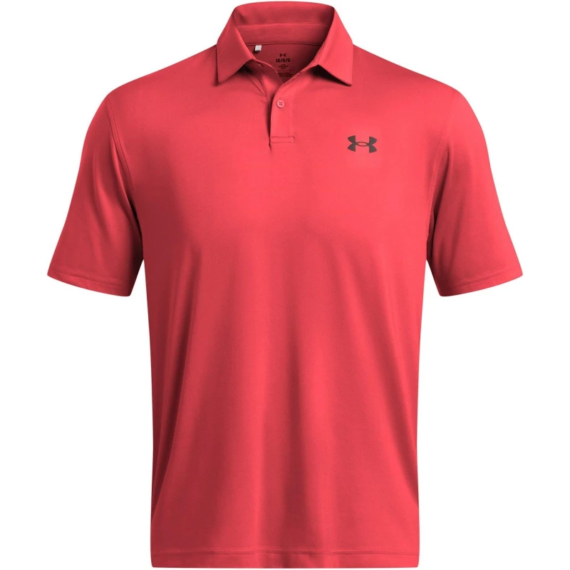 Image of Under Armour Mens Short-Sleeve Performance Polo Shirt Red male S