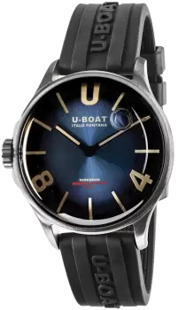 Image of U-Boat Watch Darkmoon 40mm Blue SS Soleil