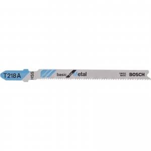 Image of Bosch T218 A Metal Cutting Jigsaw Blades Pack of 3