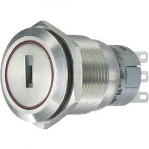 Image of Tamper proof key switch 250 V AC 5 A 1 x OnOn 1 x 90