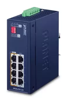 Image of PLANET IP30 Industrial 4-port Gigabit Ethernet (10/100/1000) Power...