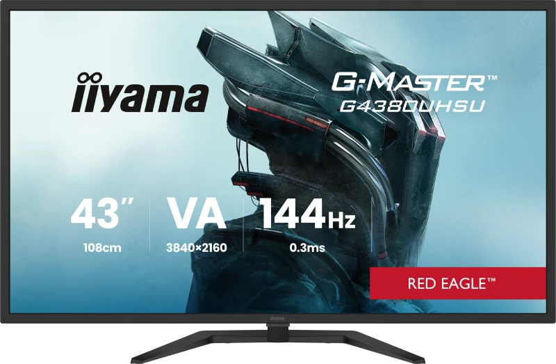 Image of iiyama iiyama G-MASTER G4380UHSU-B2 computer monitor 108cm (42.5") 3840 x 2160 pixels 4K Ultra HD LED Black G4380UHSU-B2