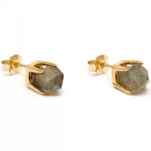 Image of Ladies Lola Rose Gold Plated Labradorite Perla Earrings