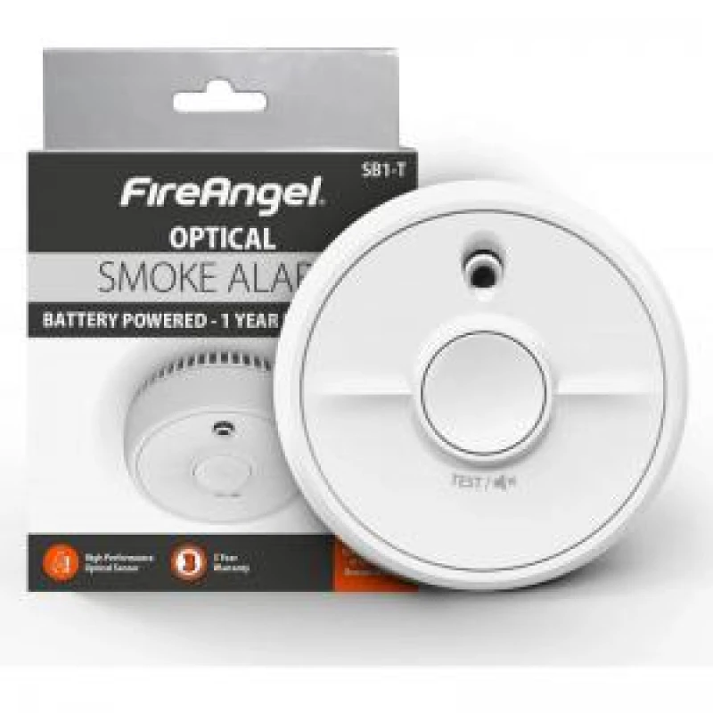 Image of Fireangel Sb1-T Battery Operated Optical Smoke Alarm
