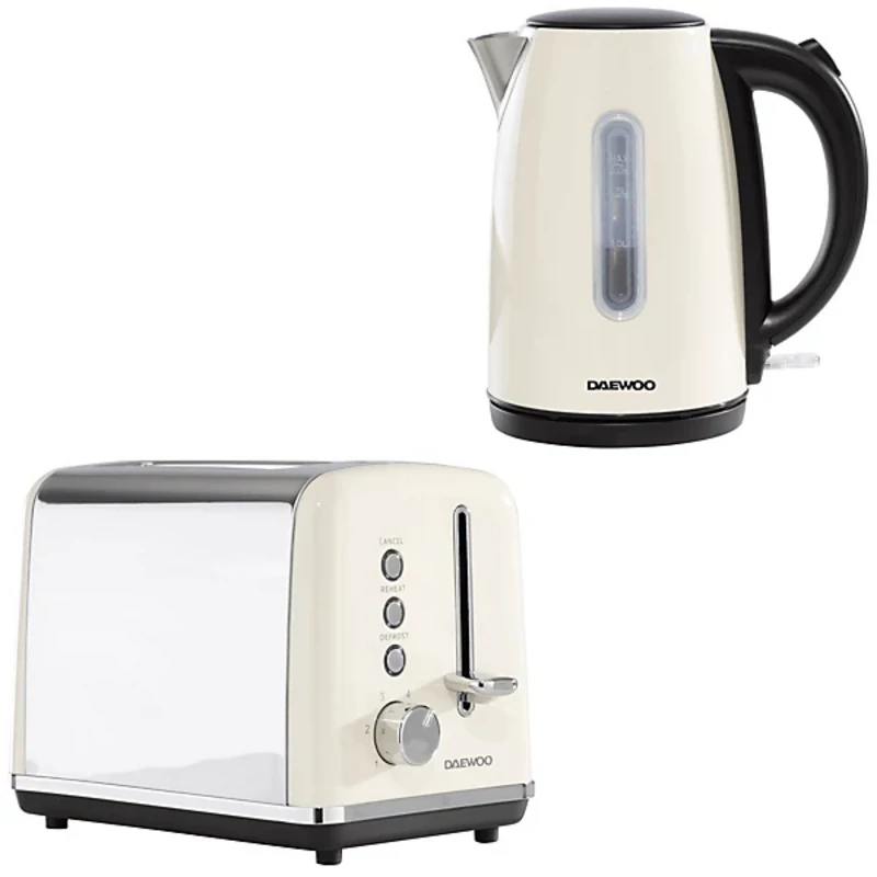 Image of Daewoo SDA2714 Kensington 1.7L Jug Kettle & 2 Slice Toaster