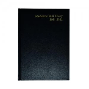 Image of Academic Diary Week To View A5 Black 2021-22 KF3A5ABK21