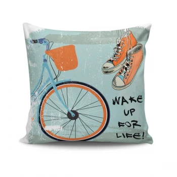 Image of NKRLNT-058 - No Filling Multicolor Cushion Cover